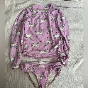 Unicorn 2 piece for girls 4T